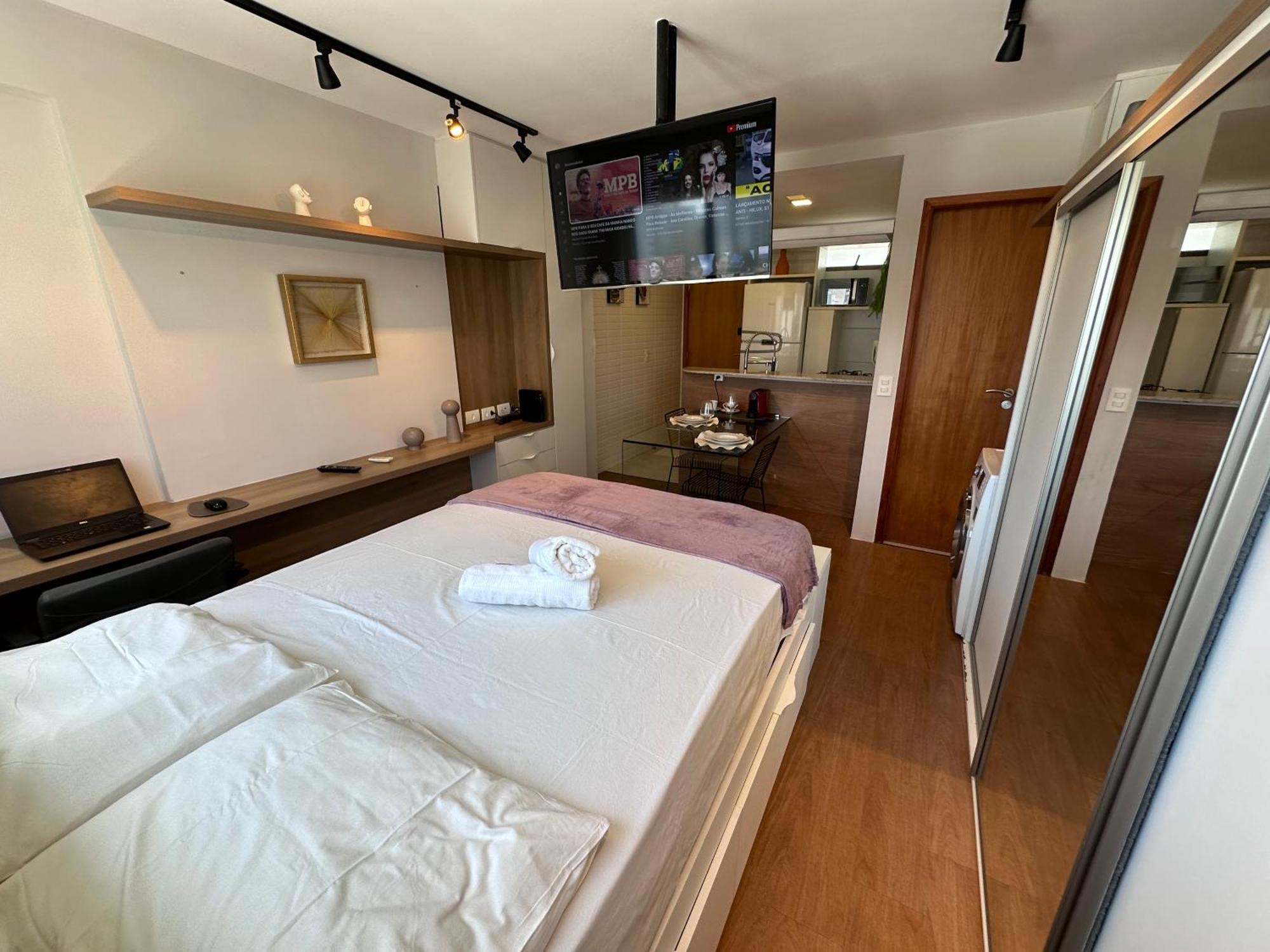 Flat Novo E Moderno A 200m Do Shopping , Com Piscina Wifii 500mbps Apartment