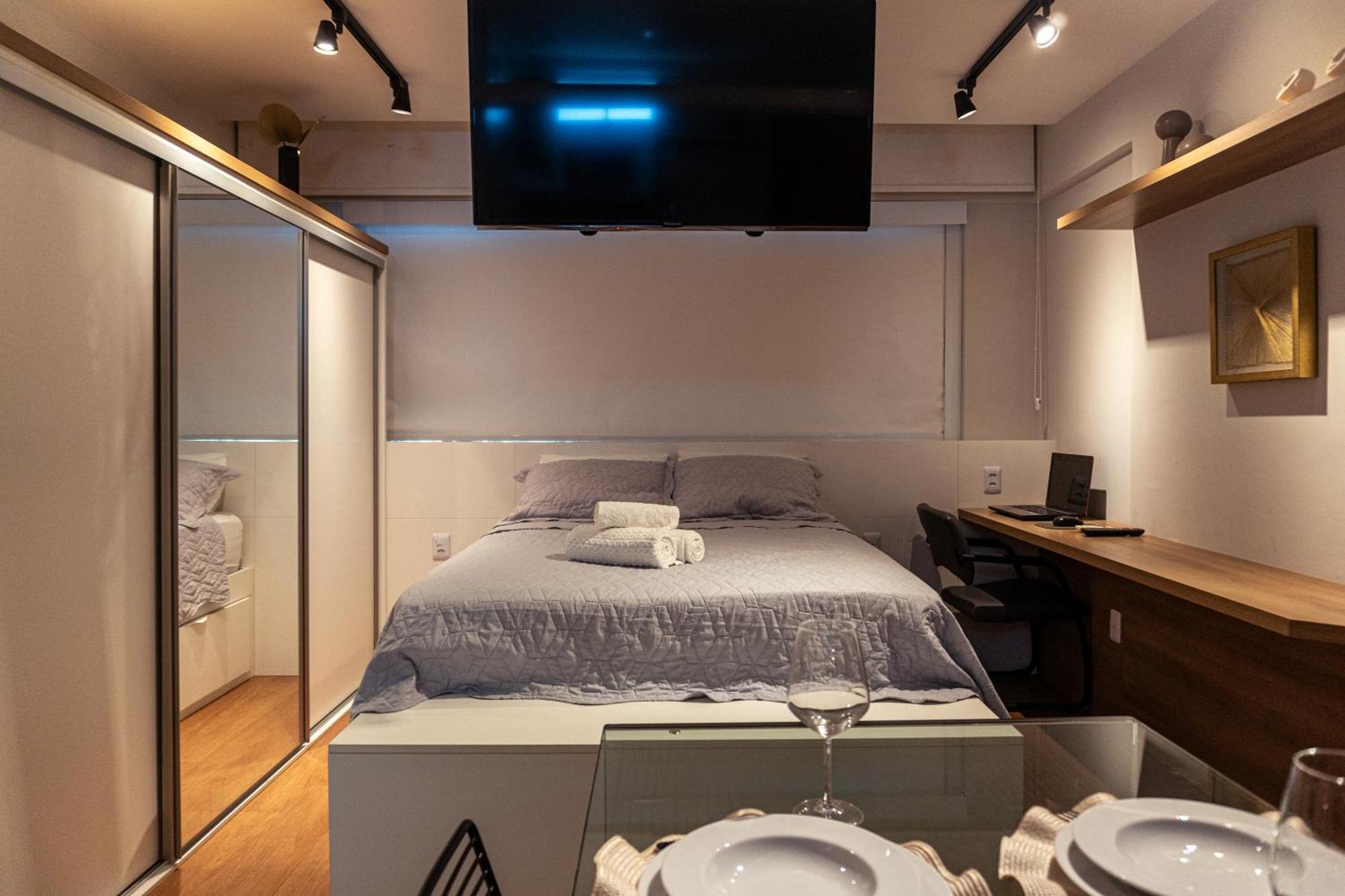 Flat Novo E Moderno A 200m Do Shopping , Com Piscina Wifii 500mbps Apartment