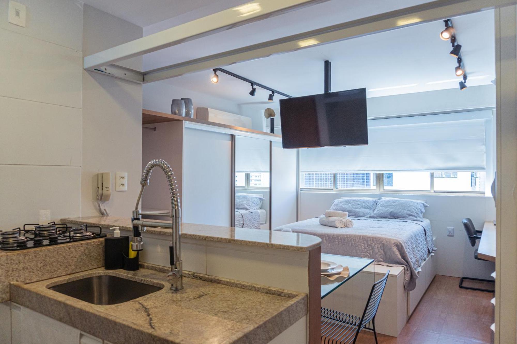 Flat Novo E Moderno A 200m Do Shopping , Com Piscina Wifii 500mbps Apartment Recife