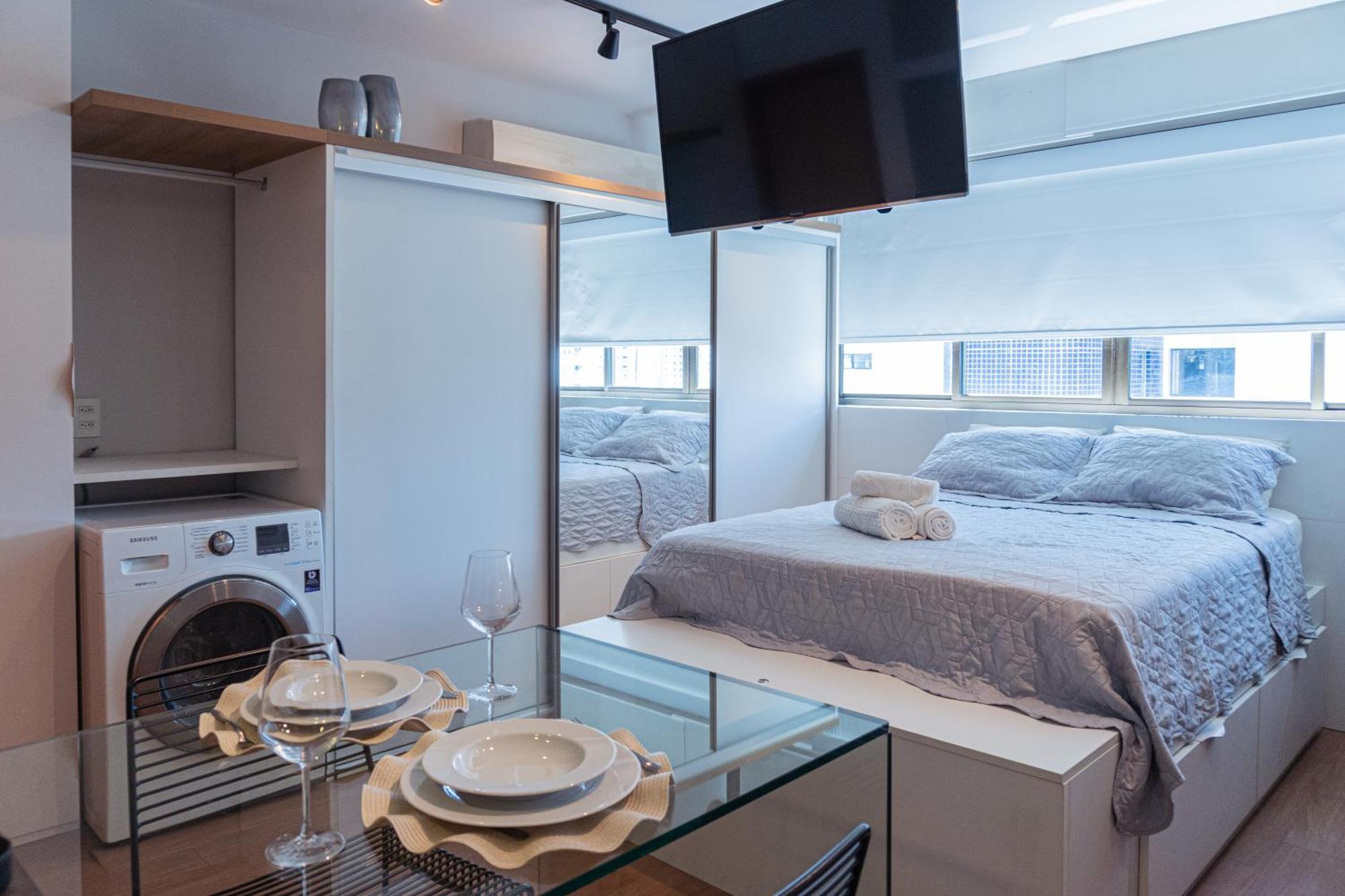 Apartment Flat Novo E Moderno A 200m Do Shopping , Com Piscina Wifii 500mbps *